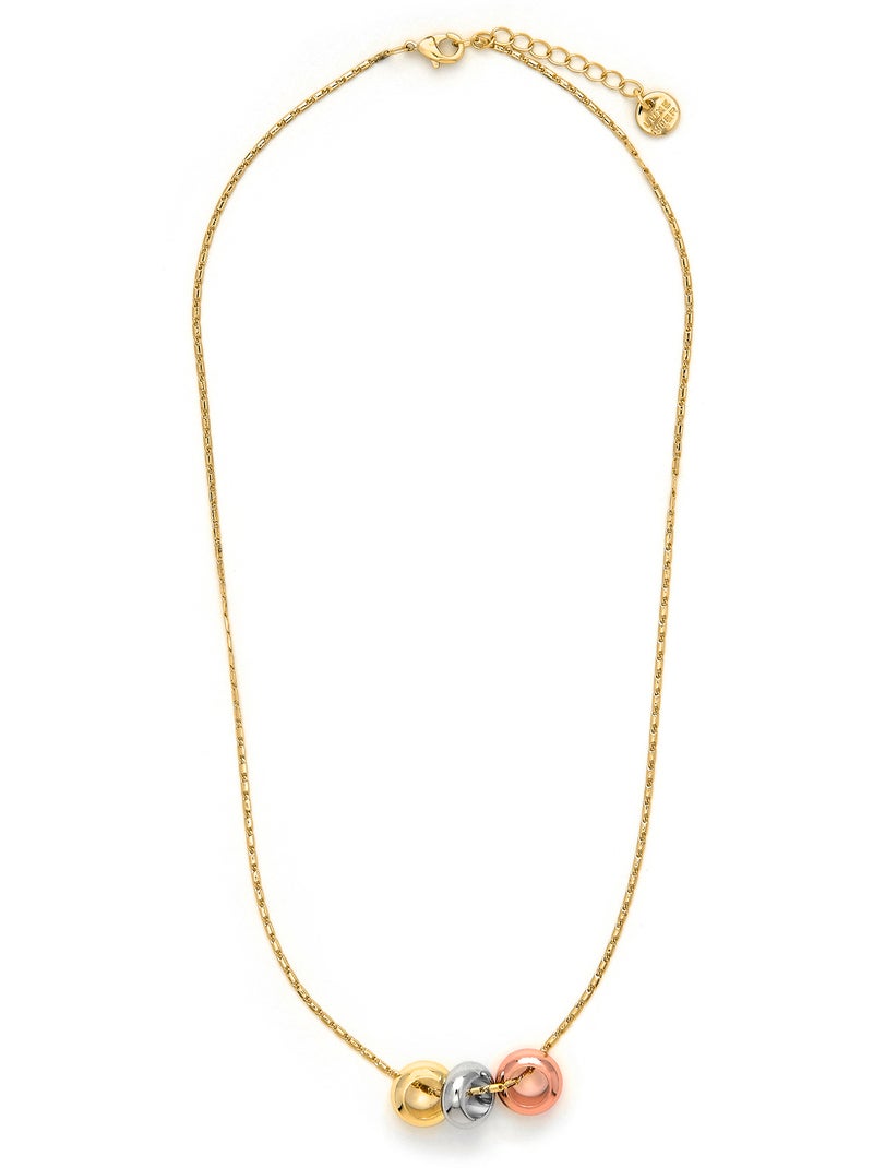 Ensembles finition rhodium, or jaune et or rose 18 carats - Khak Blanc - Kiabi