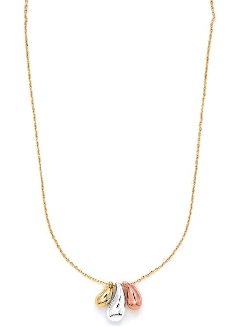 Ensembles finition rhodium, or jaune et or rose 18 carats - Necon - Kiabi Ensembles finition rhodium, or jaune et or rose 18 carats - Necon - Kiabi
