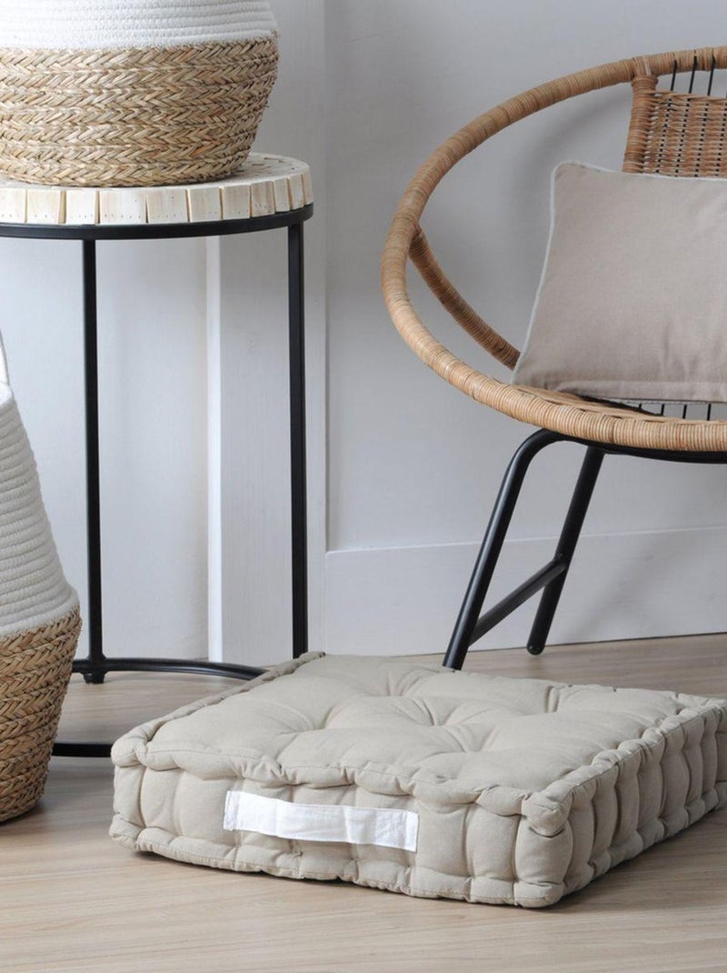 Epais coussin de sol Beige - Kiabi