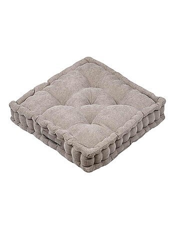 Épais coussin de sol en velours côtelé