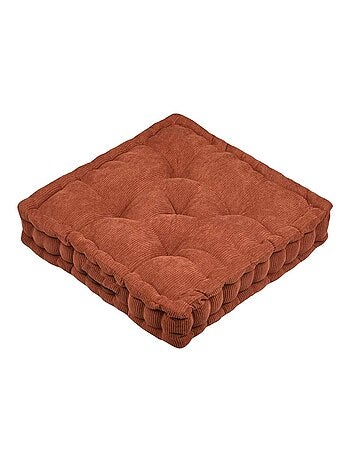 Épais coussin de sol en velours côtelé