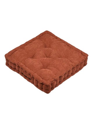 Épais coussin de sol en velours côtelé