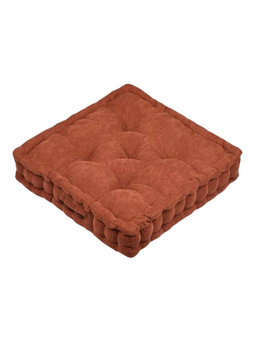 Épais coussin de sol en velours côtelé - Kiabi