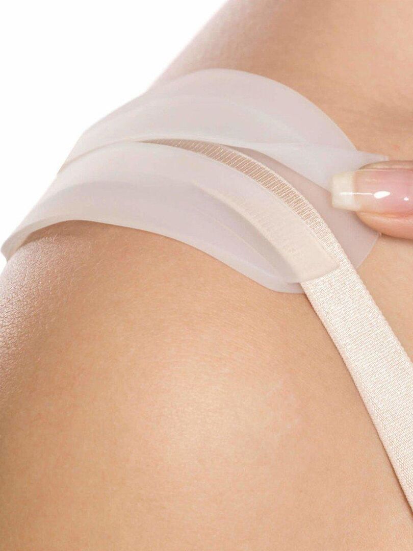Epaulettes silicone pour bretelles de soutien-gorge Beige - Kiabi