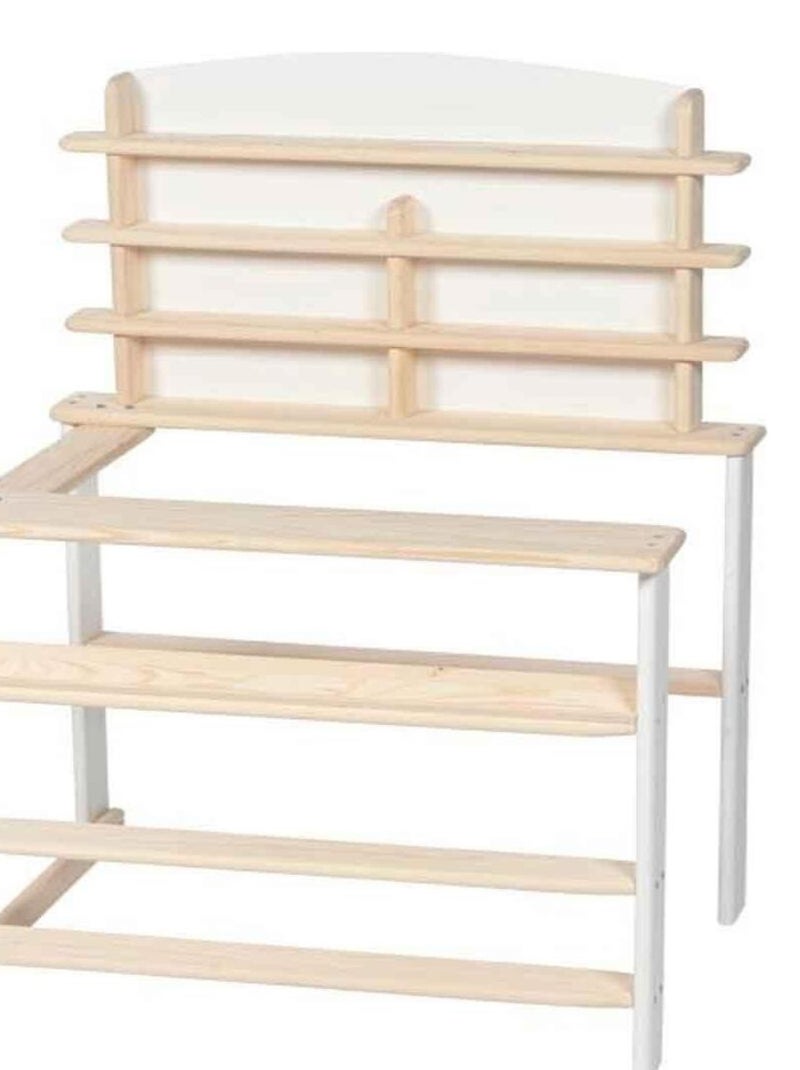 Epicerie en bois naturel et blanche pour enfant Goki N/A - Kiabi