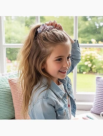 Épingles cheveux enfant Stitch : 4 épingles + 1 chouchou