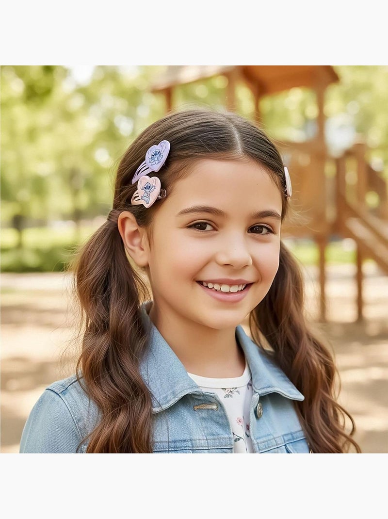 Épingles cheveux enfant Stitch : 4 épingles + 1 chouchou Multicolore - Kiabi