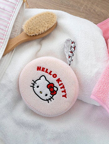Éponge de Bain Brodée Bébé - Hello Kitty - Mousse Onctueuse Ultra-Douce Absorbante
