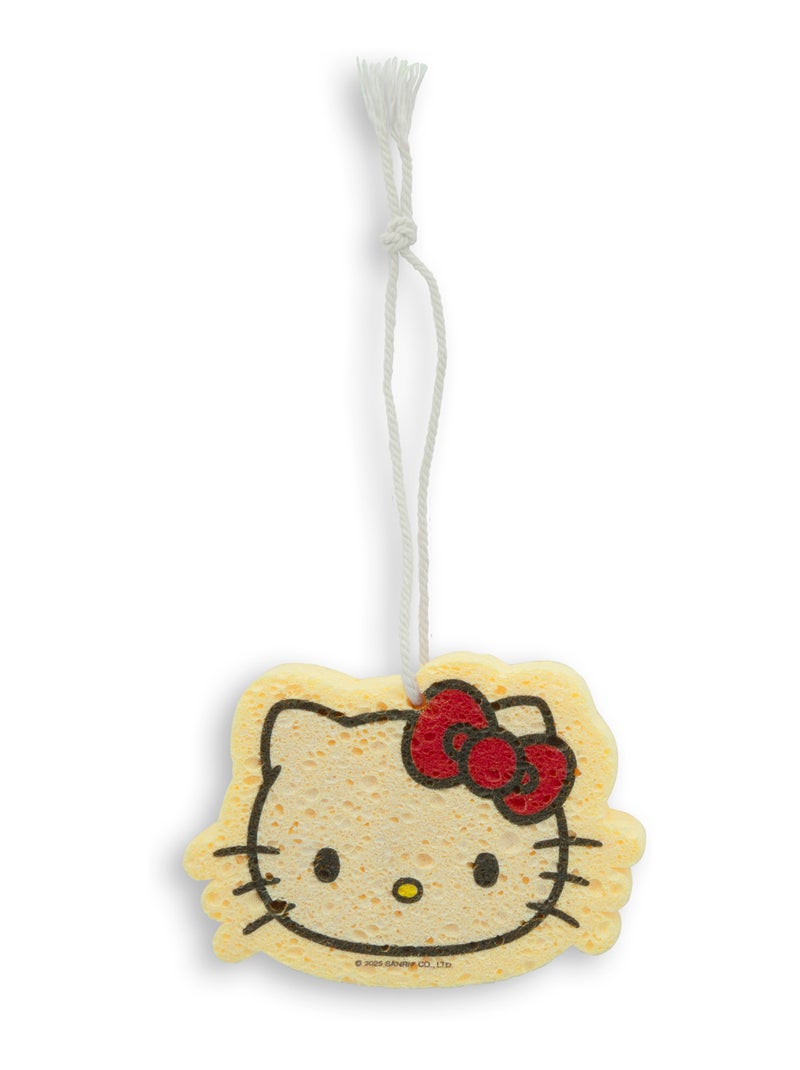Éponge de Bain Forme en Cellulose - Hello Kitty - Ultra-Douceur Corps Bébé Jaune - Kiabi
