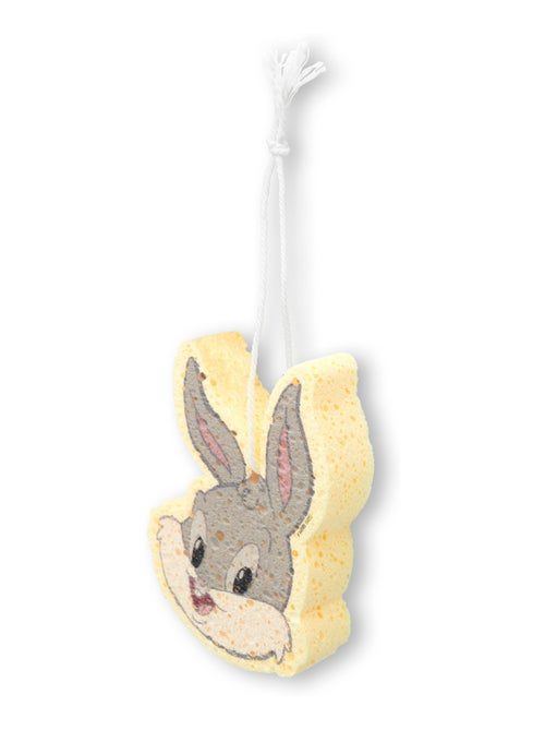 Éponge de Bain Forme en Cellulose - LOONEY TUNES - Bugs Bunny- Ultra - Douceur Corps Bébé - Kiabi