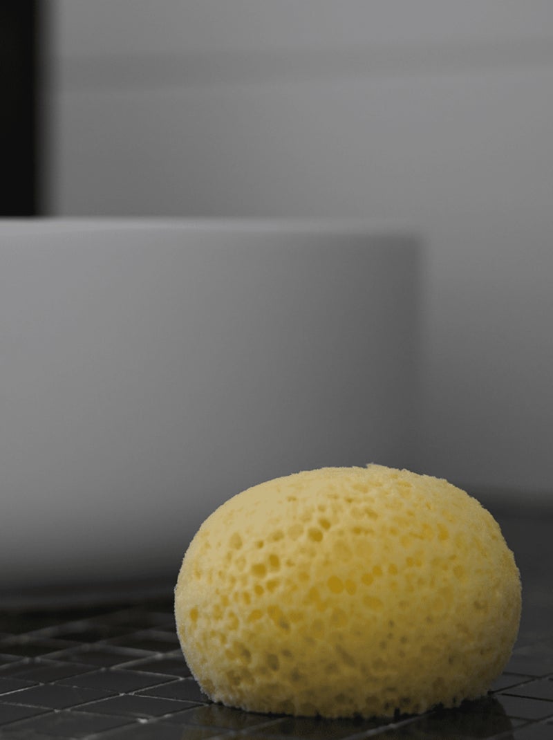 Eponge synthétique hydrophilée Jaune - Kiabi