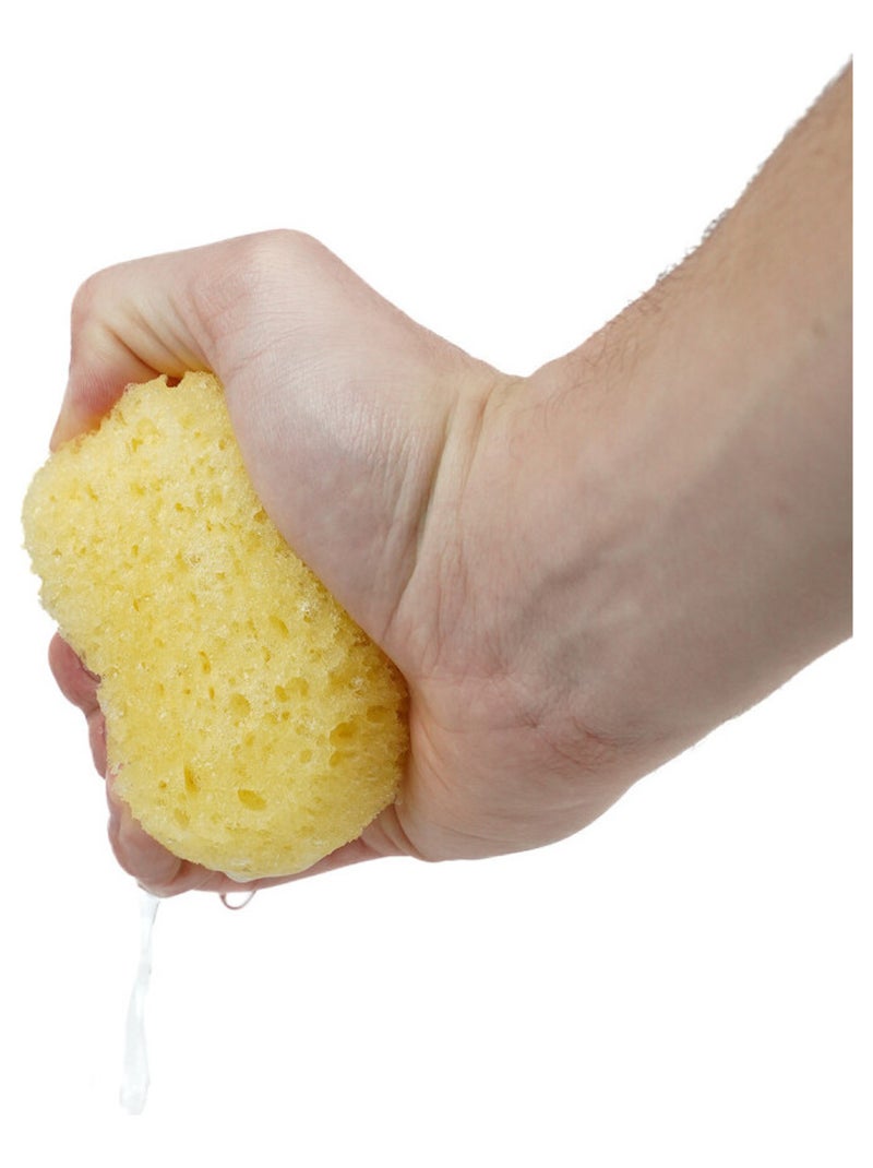 Eponge synthétique hydrophilée Jaune - Kiabi