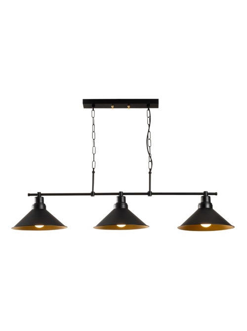 ERIKA Suspension industreille noire 3 ampoules - Kiabi