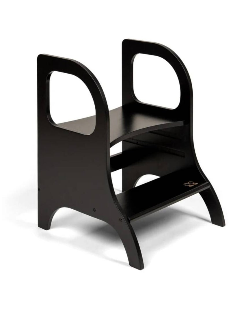 Escabeau-marchepied à hauteur réglable Noir - Kiabi