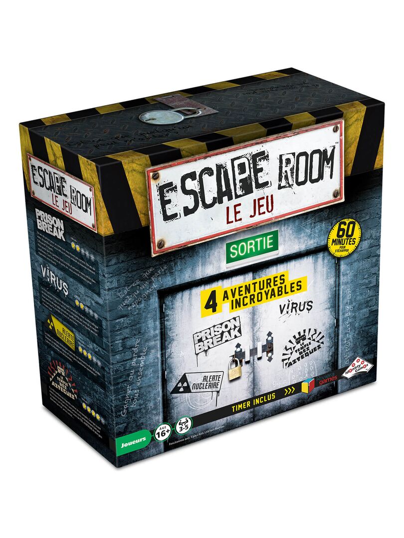 Escape Room Le jeu : Coffret de 4 jeux N/A - Kiabi