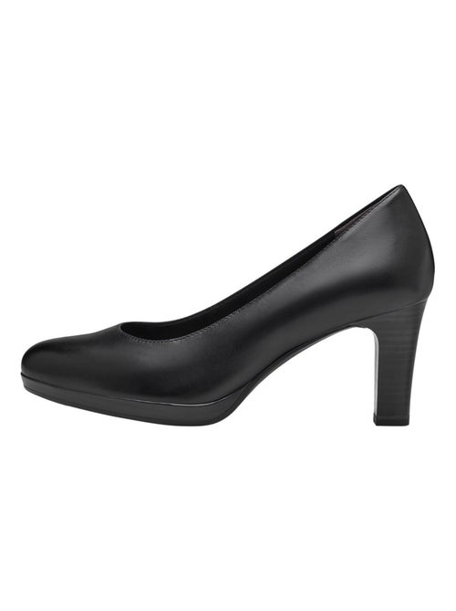 Escarpin à talon cuir Tamaris 1-22410 - Kiabi