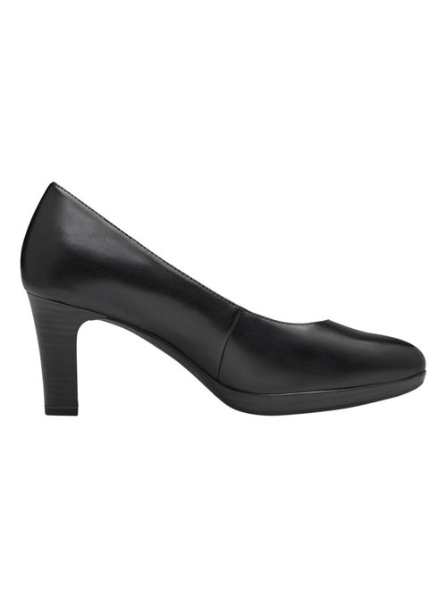Escarpin à talon cuir Tamaris 1-22410 - Kiabi