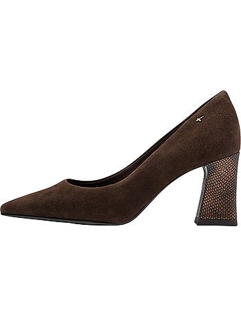 Escarpin à Talon Cuir Tamaris