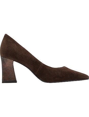 Escarpin à Talon Cuir Tamaris