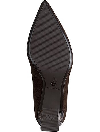 Escarpin à Talon Cuir Tamaris