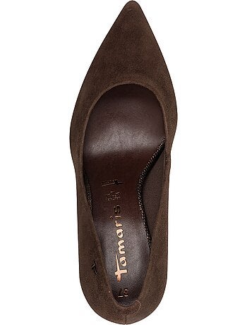 Escarpin à Talon Cuir Tamaris