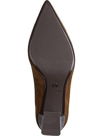 Escarpin à talon cuir tamaris