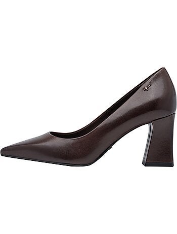 Escarpin à talon cuir tamaris