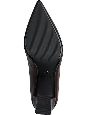 Escarpin à talon cuir tamaris