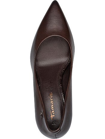 Escarpin à talon cuir tamaris