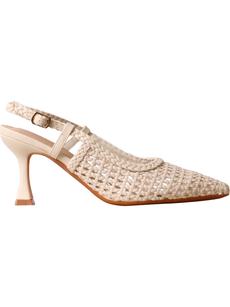 Escarpin à Talon Findlay Beige - Kiabi