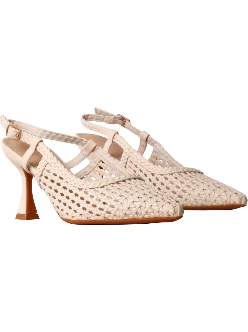 Escarpin à Talon Findlay Beige - Kiabi