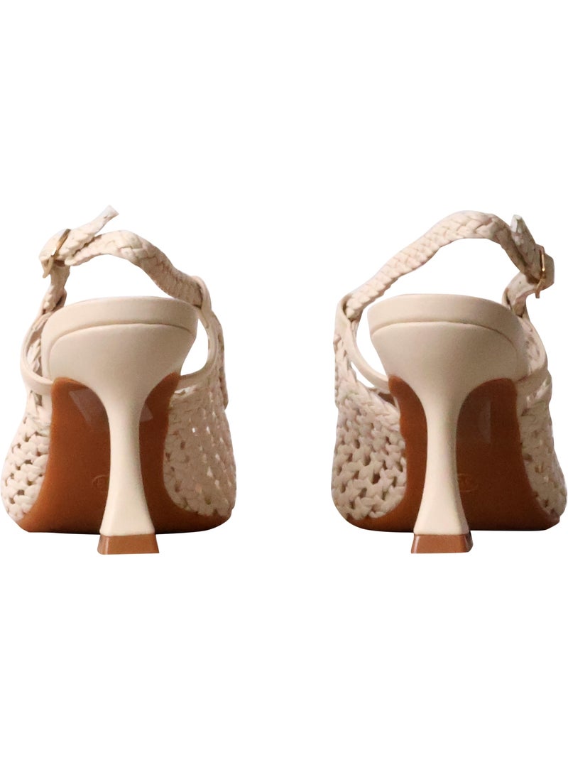 Escarpin à Talon Findlay Beige - Kiabi