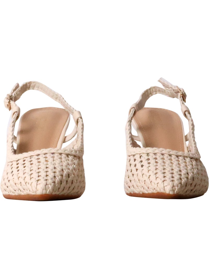 Escarpin à Talon Findlay Beige - Kiabi