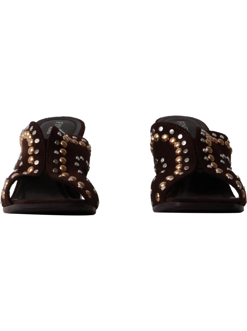 Escarpin à Talon Findlay Paris Marron - Kiabi