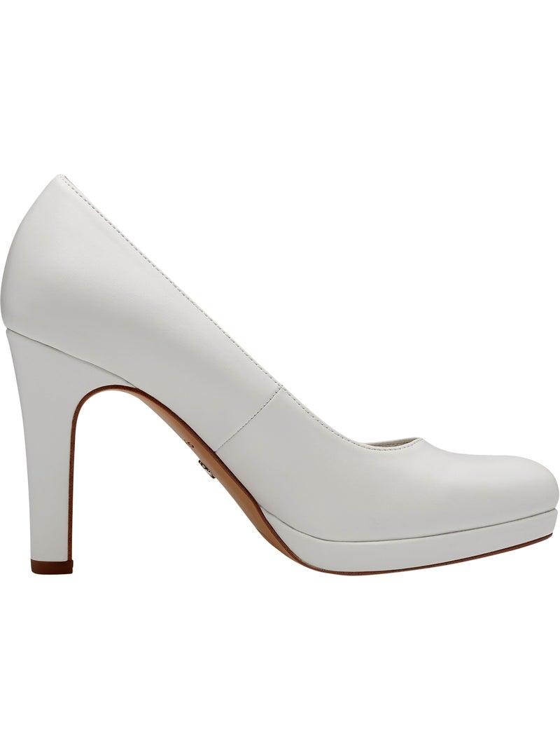 Escarpin à talon Tamaris Blanc - Kiabi