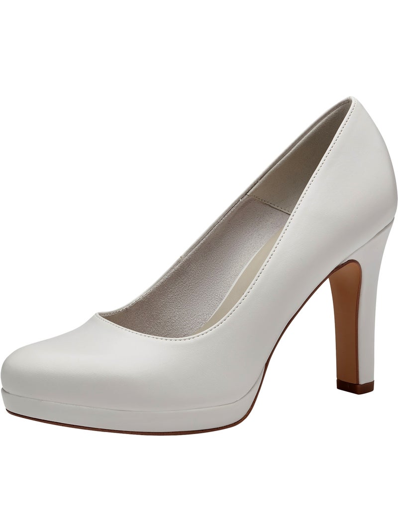 Escarpin à talon Tamaris Blanc - Kiabi