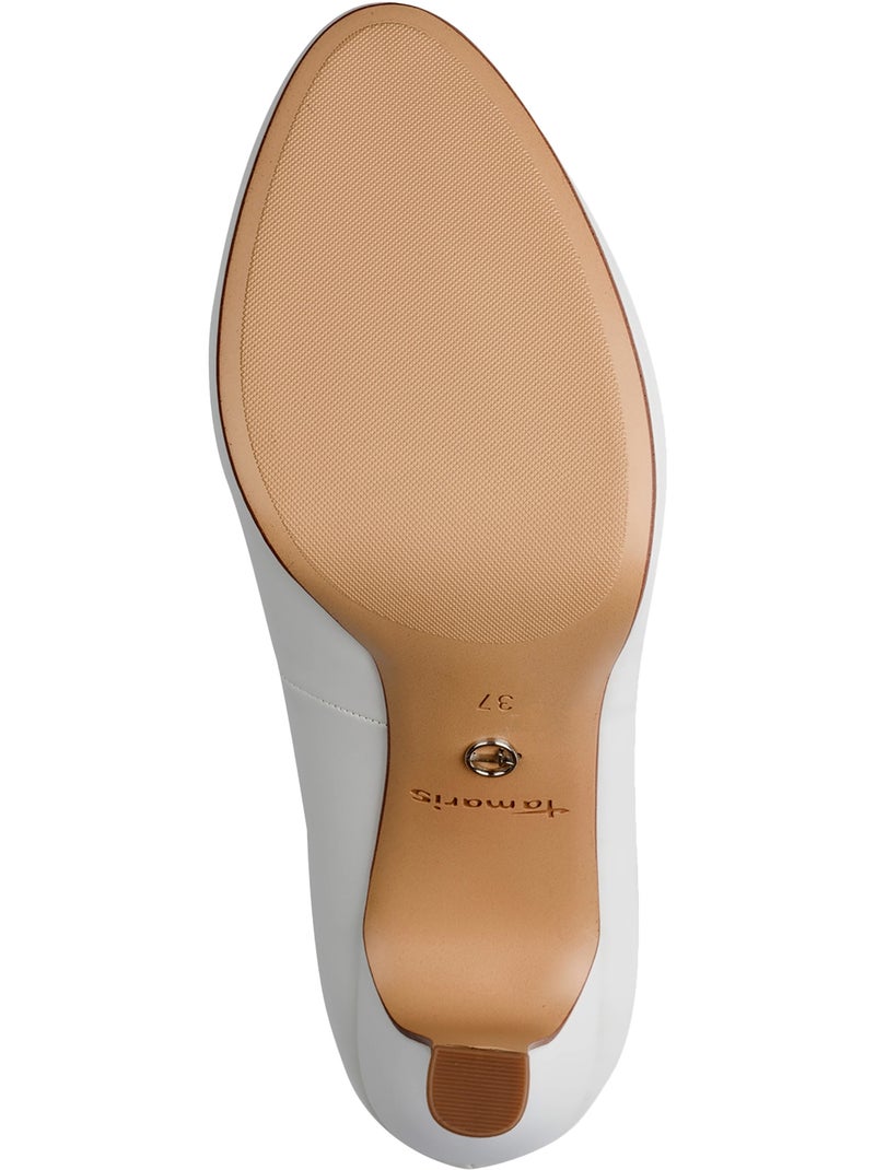 Escarpin à talon Tamaris Blanc - Kiabi