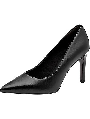 Escarpin cuir tamaris