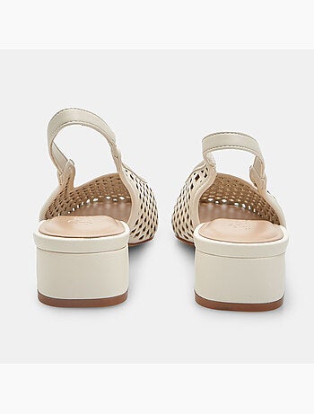 Escarpin slingback ajouré Bata