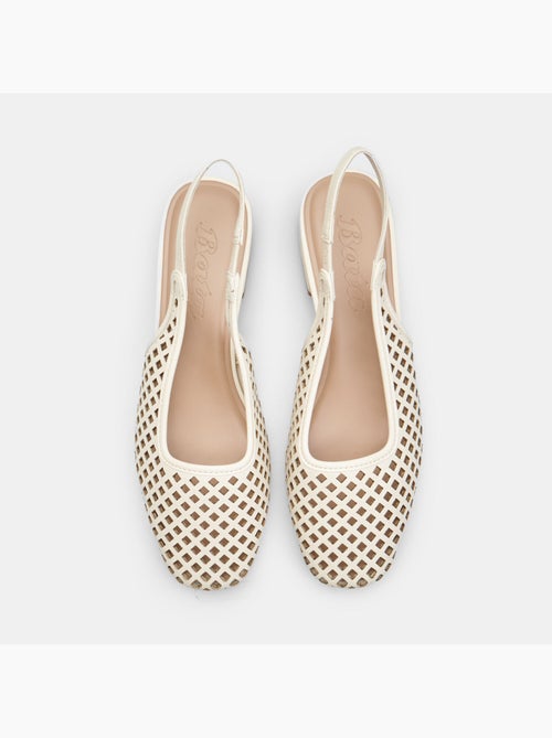 Escarpin slingback ajouré Bata - Kiabi