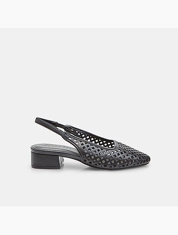 Escarpin slingback ajouré Bata