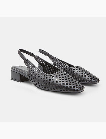 Escarpin slingback ajouré Bata