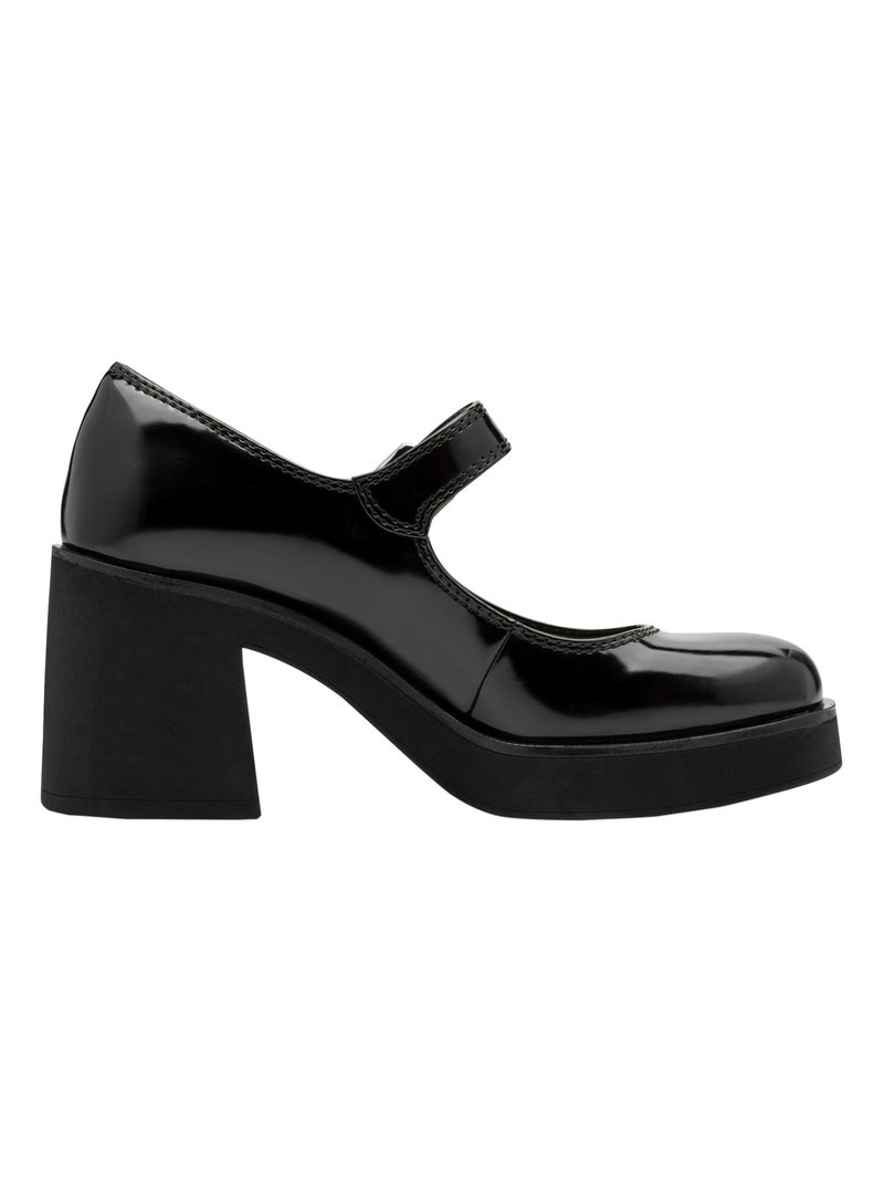 Escarpin talon à brides tamaris Noir - Kiabi