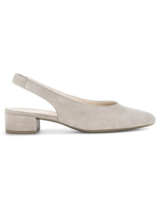 Escarpins à bride arrière  en Nubuck - Kiabi