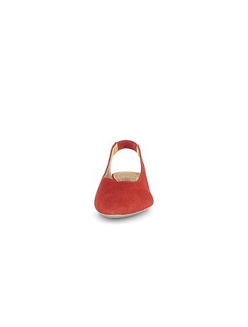 Escarpins à bride arrière en Nubuck