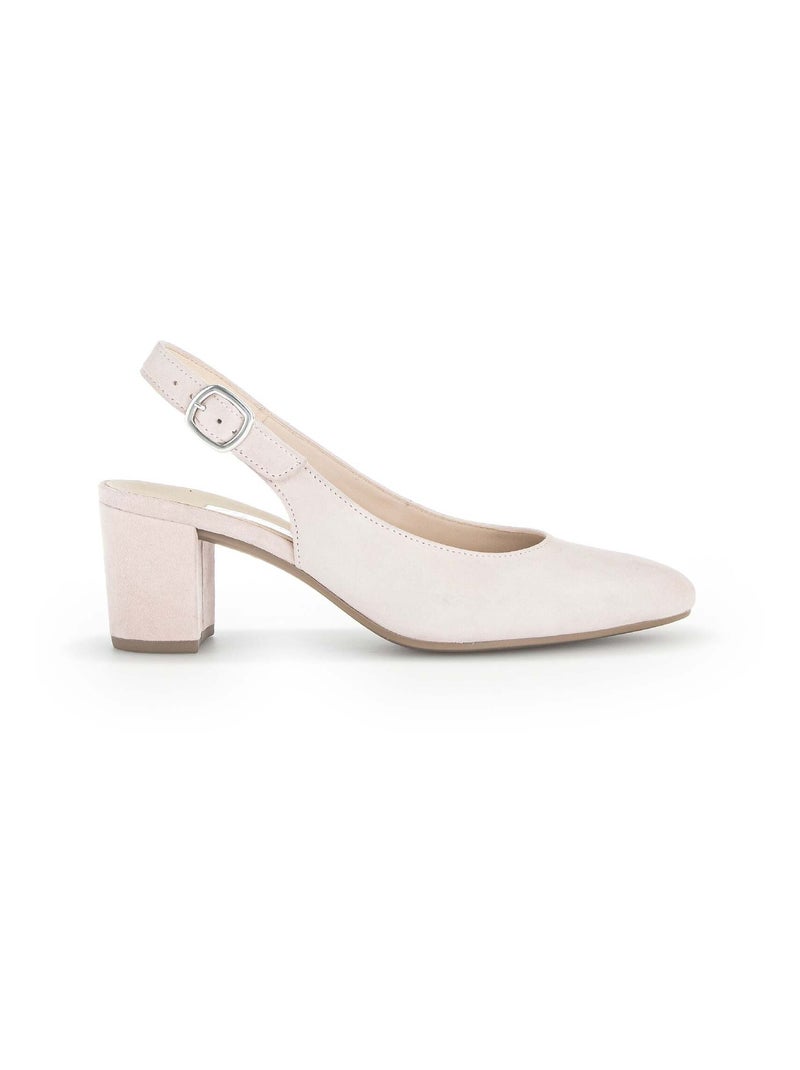 Escarpins à bride arrière sable en suède Gabor Beige sable - Kiabi