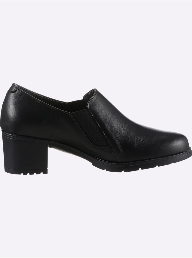 Escarpins à Front Haut De Fabrication Portugaise - Taille Standard - helline Noir - Kiabi