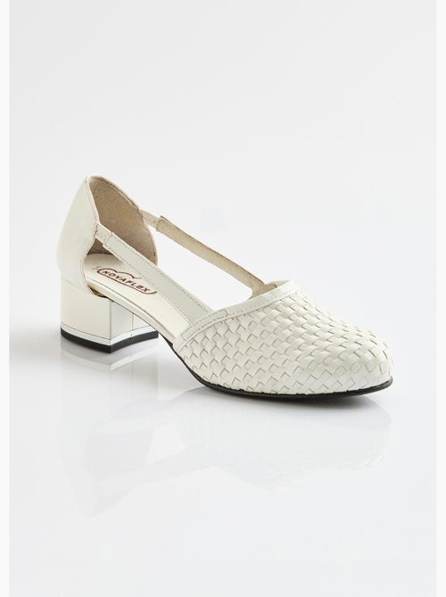 Escarpins à talon cuir - Afibel - Kiabi