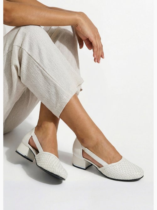 Escarpins à talon cuir - Afibel - Kiabi