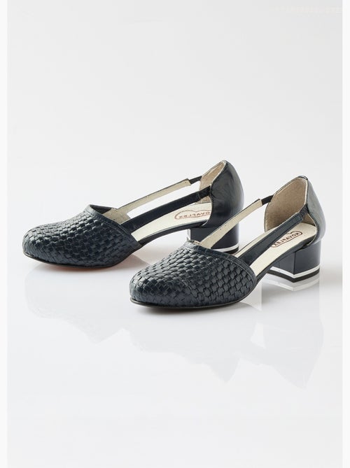 Escarpins à talon cuir - Afibel - Kiabi